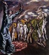 El Greco The Opening of the Fifth Seal Sweden oil painting artist